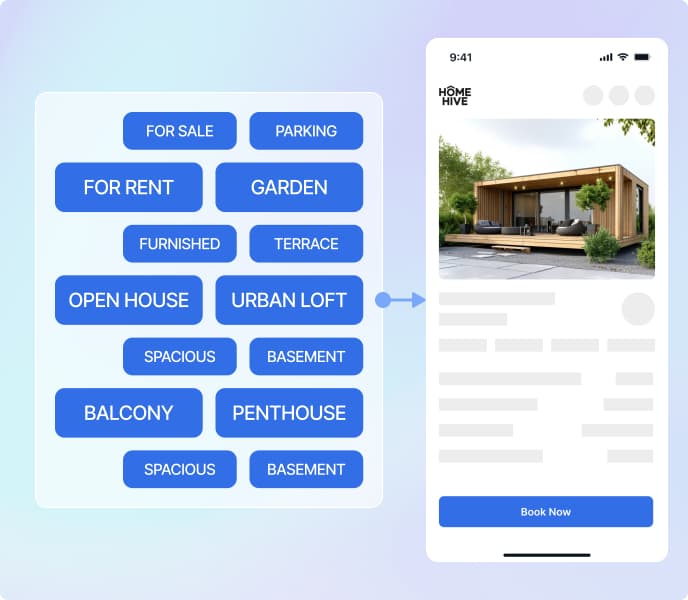 Home Hive transforming messy posts into clean listings